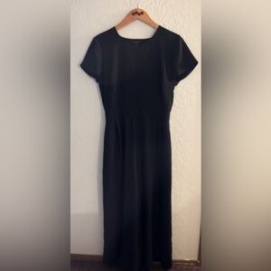 J. Crew Classic Black Pant Romper